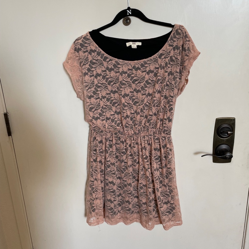 Pink Lace Dress